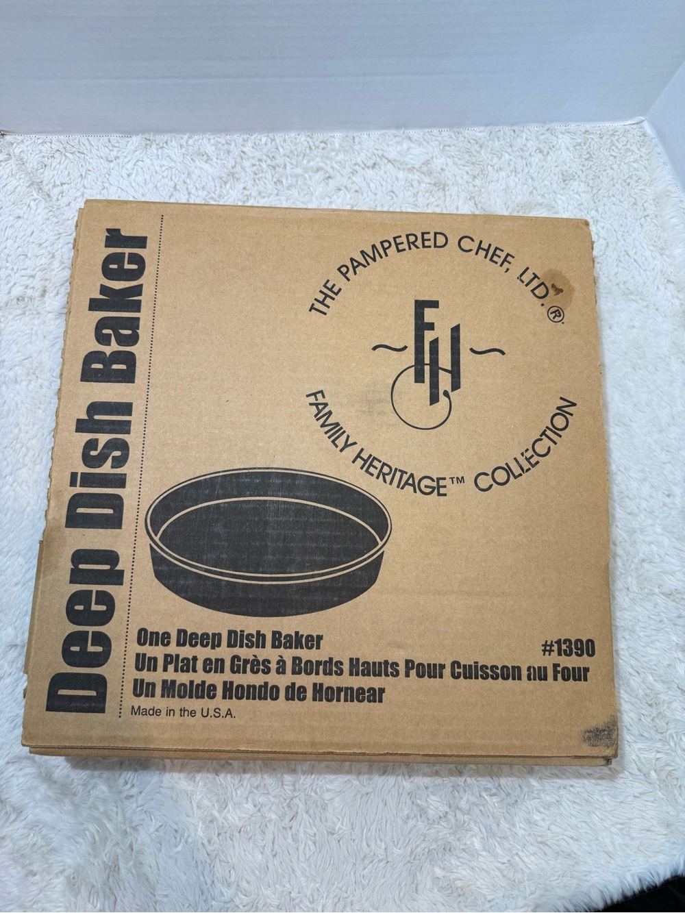 The Pampered Chef Family Heritage Collection Deep Dish Baker #1390